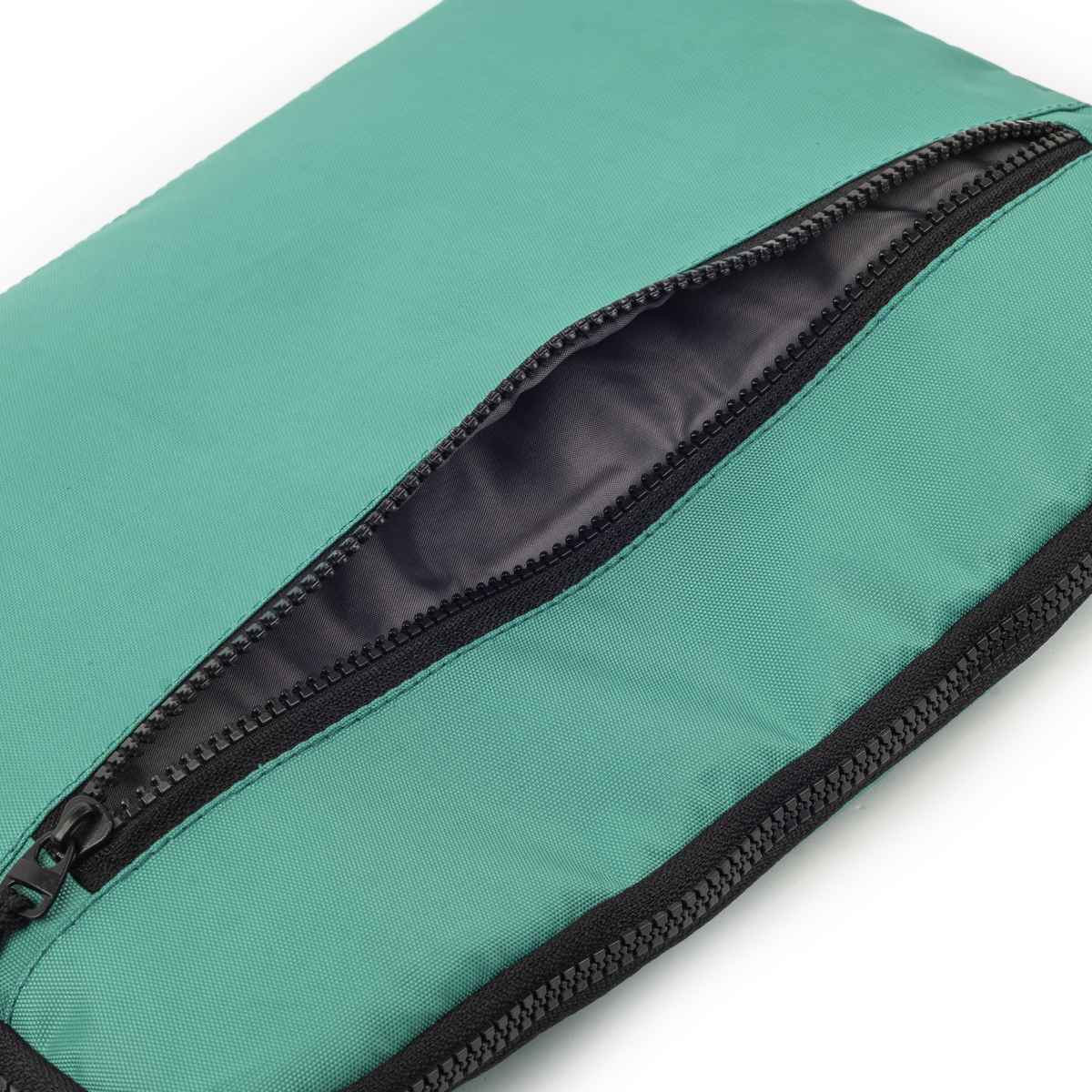 QIPS Unisex Solid Polyester 13 L Laptop Sleeve | Green