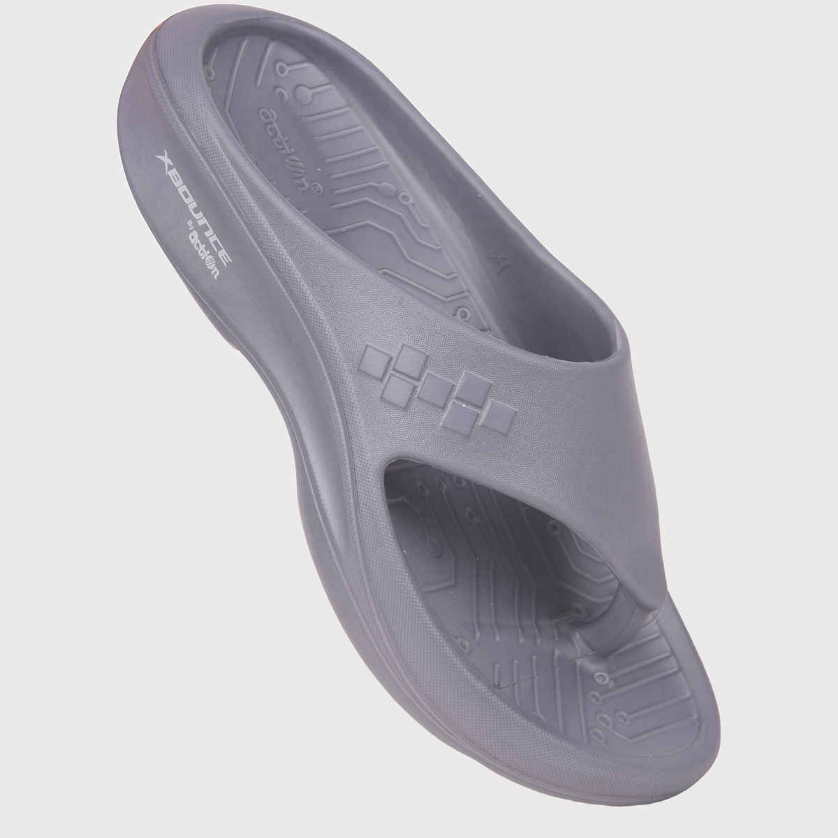 Action Men's Hran-53 Comfortable Slippers | Designer Footwear | Lightweight | Dark Grey - UK 8