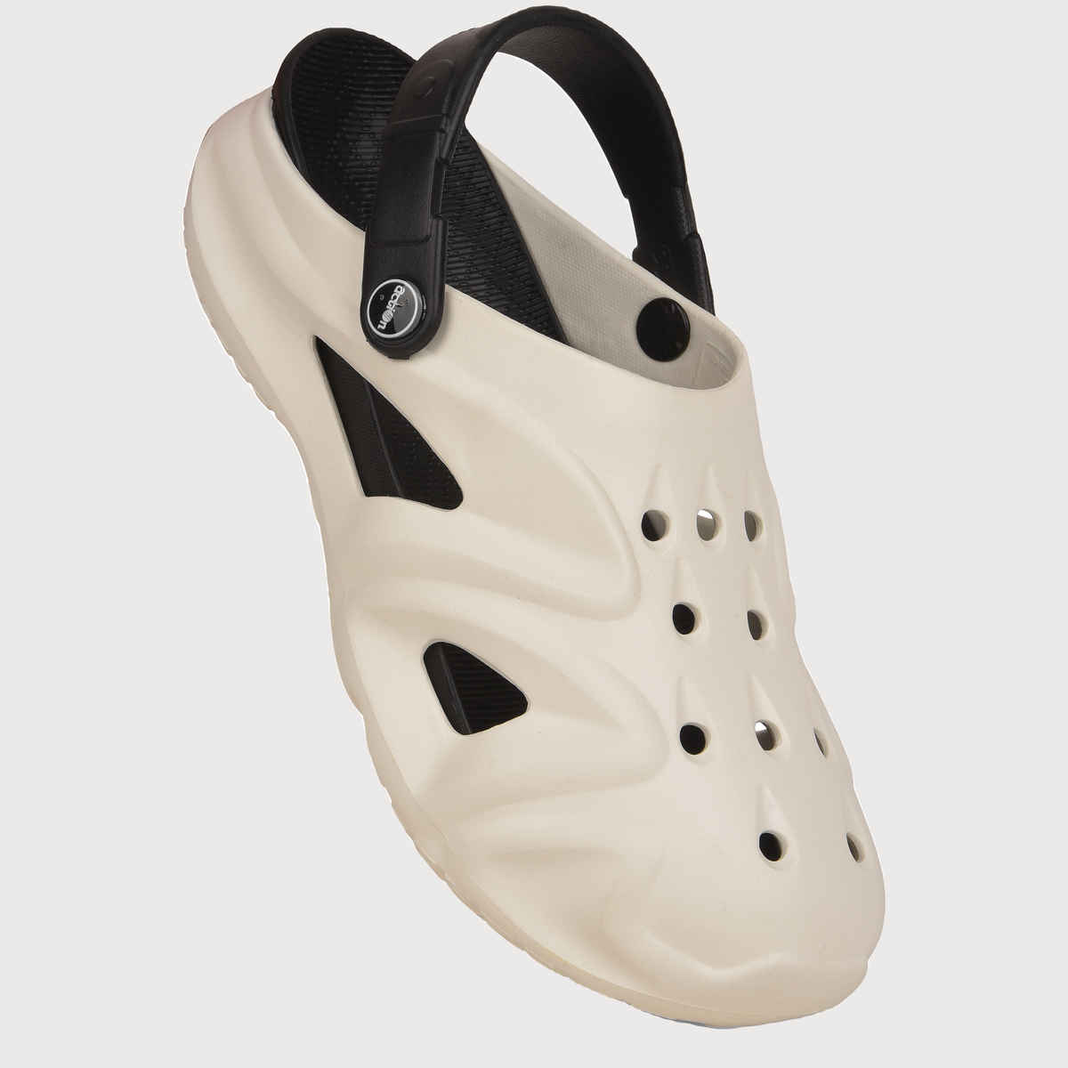 Action Men's Ontc-21 Ultra Lightweight Clogs | Trendy Colors | White and Black - UK 6