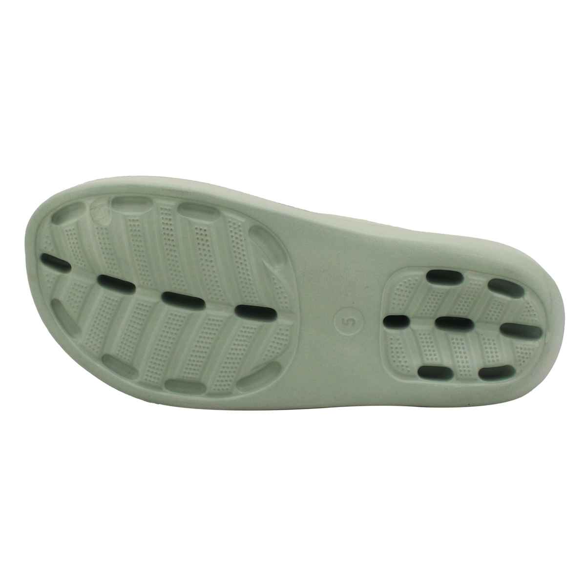 Bonkerz Ladies V Strap Slippers SWL-3122 Sage Green-5