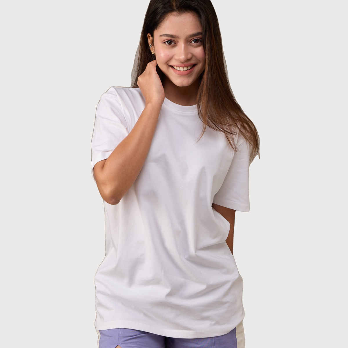 EQL Unisex 100% Compacted Cotton T-shirt | White - S