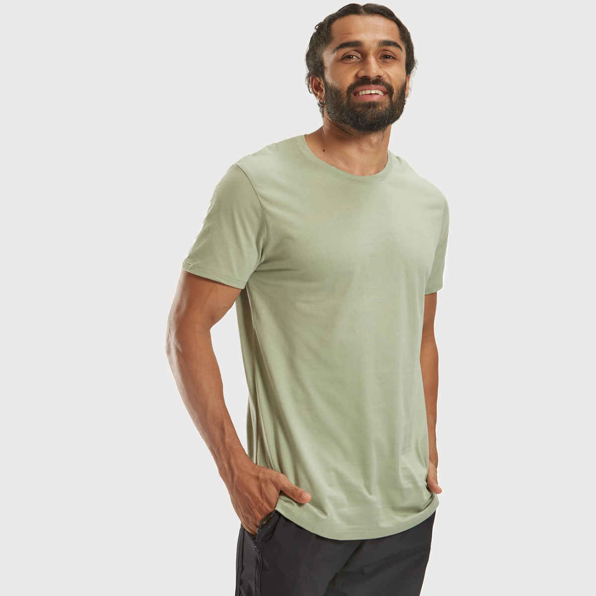 Decathlon | Domyos Men's Fitness T-shirt - Light Green, M