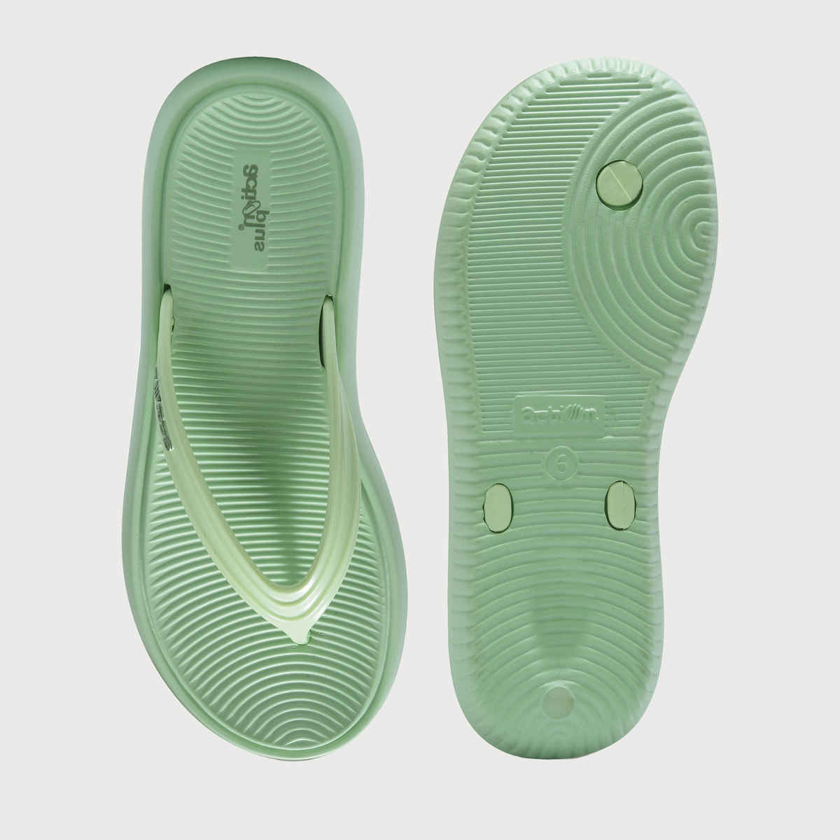Action Eva Flotter Womens Eva Slippers | Uk | 8 | Spring Green