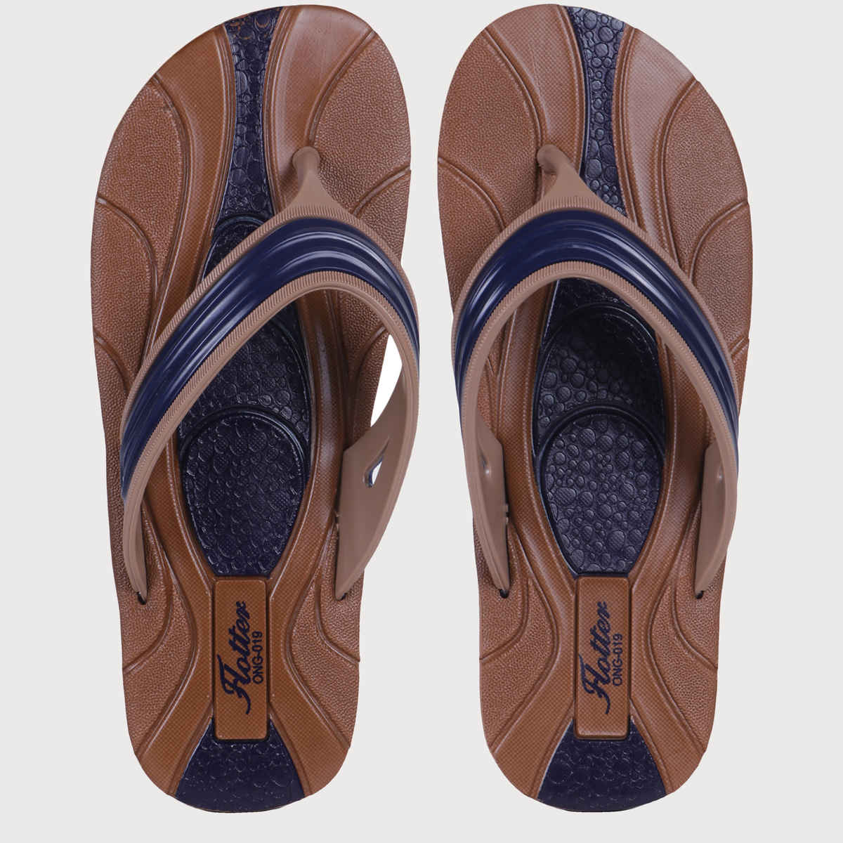 Action Men's Ong-19 Slippers | Evening Walk | Bathroom | Room Slippers | Tan and Wood - UK 9