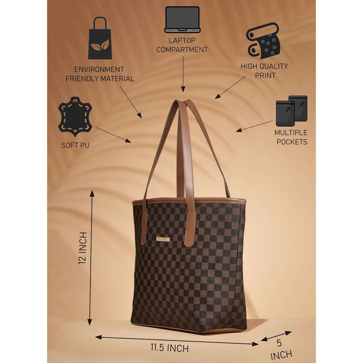 Fargo Women Stylish Brown HandBag | FGO-756