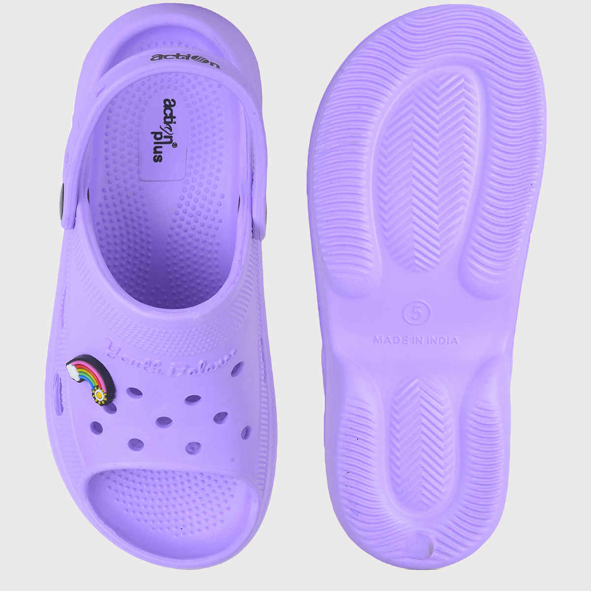 Action Girl's Ontl-22 Soft Sandals | Latest Design Sandals | Office Weal Sandals | Lavender - UK 8