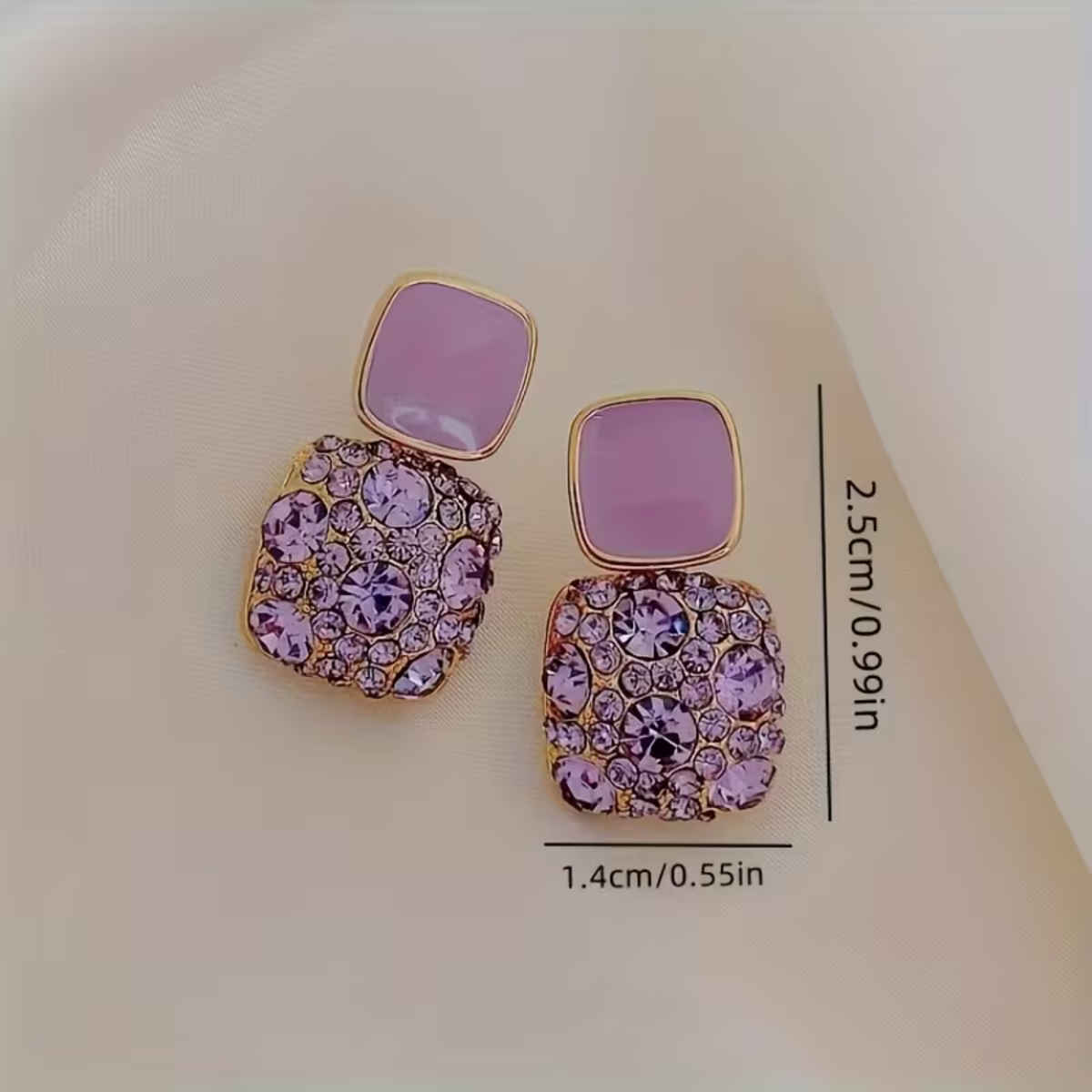 BeautyNX Lavish Sparkle Studs Earrings | Gold | BNX-EAR-0004