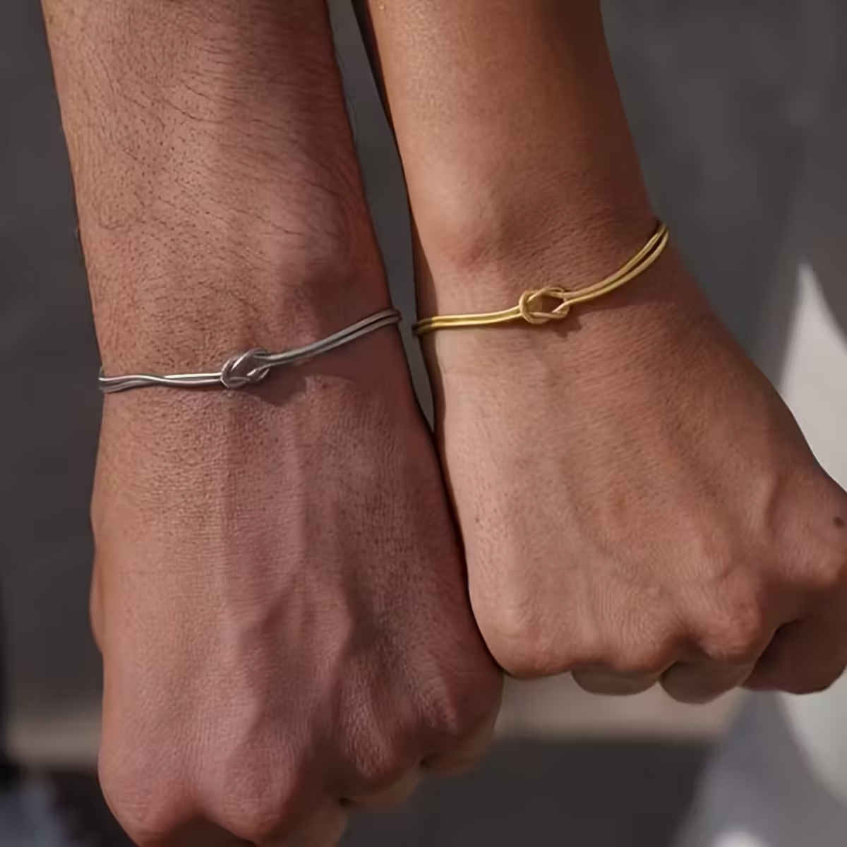 Beautynx Together Forever Couple Bracelet | Silver and Gold | BNX-BR-00210
