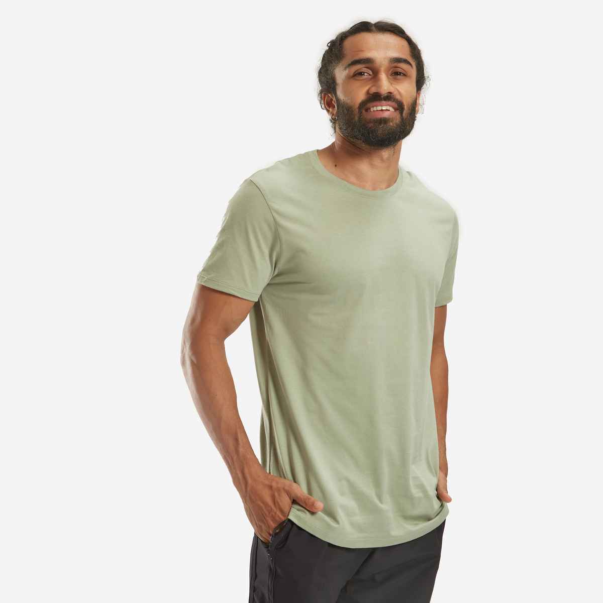 Decathlon | Domyos Men's Fitness T-shirt - Light Green, S