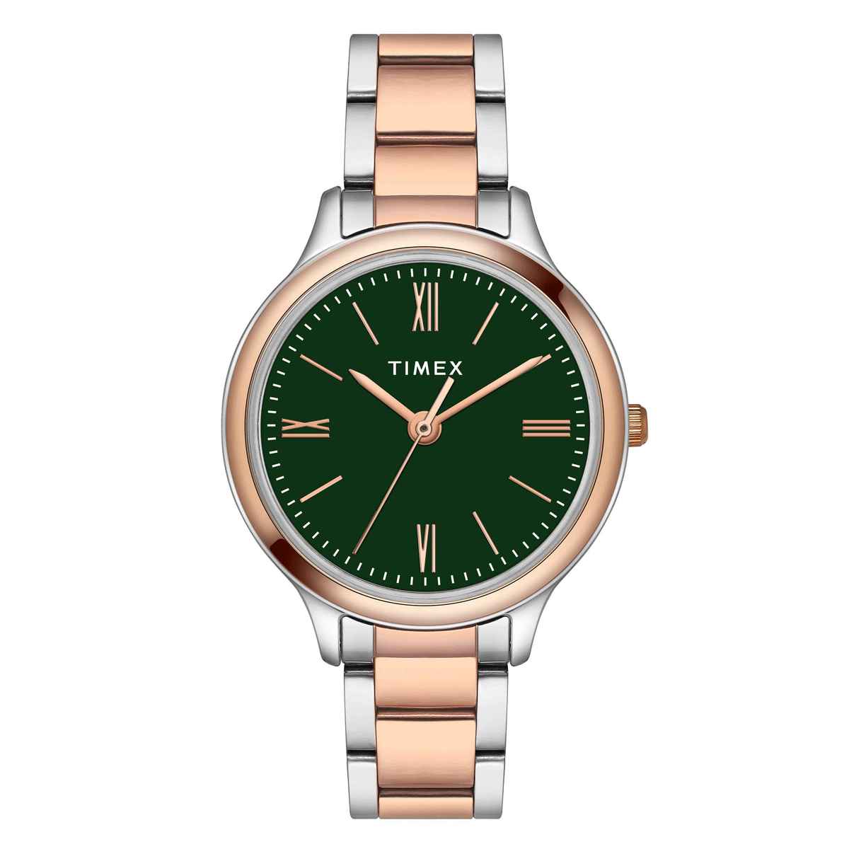 TIMEX Women's Green Round Dial Analog Watch | TWTL121SMU04