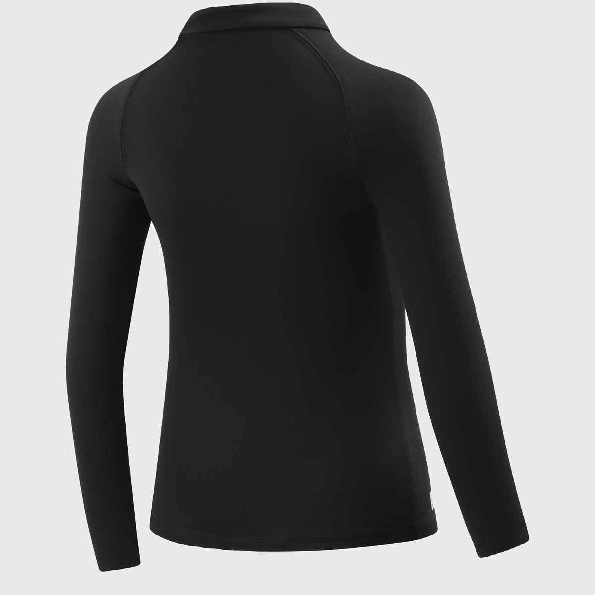 Decathlon | Kipsta Kids Football Long-Sleeve Compression Base Layer T-shirt | Black - 14-15 Years