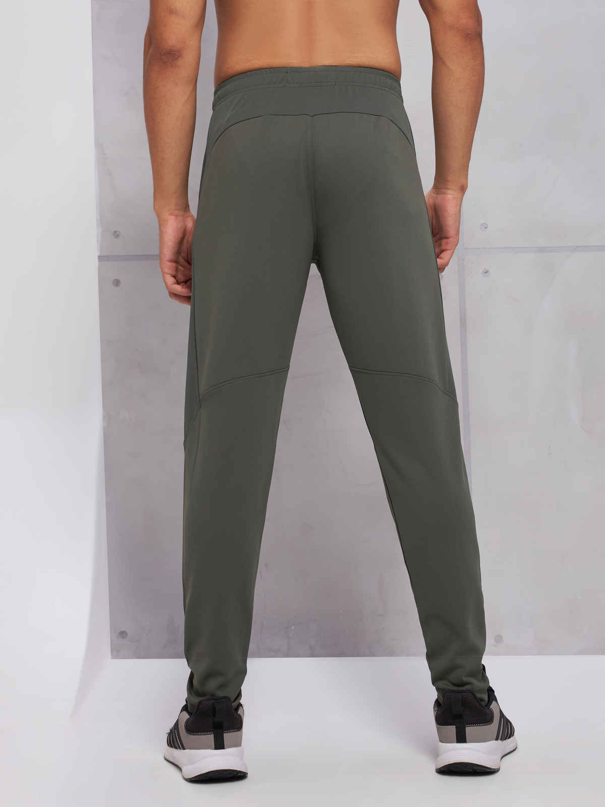 Technosport Men Poly Solid Slim Fit Sports Trackpants with TECHNO DRY | Beetle | XXL