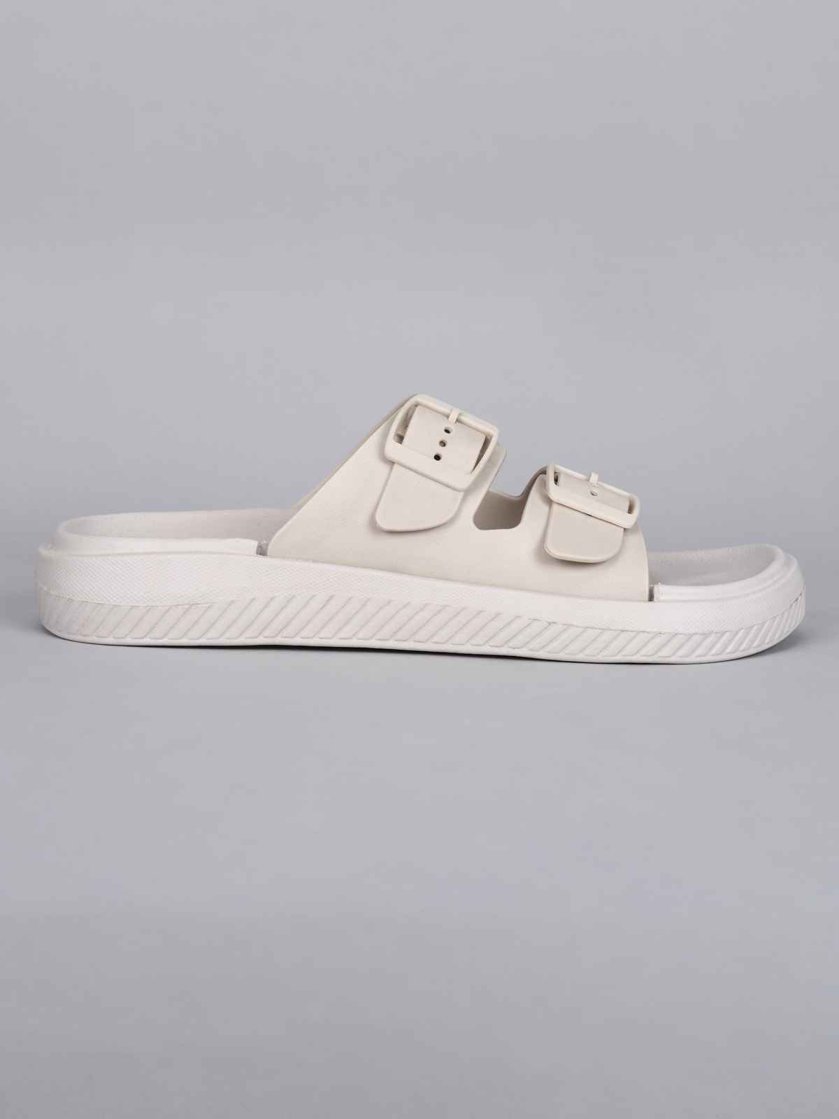 Avant Men's Brisk Sliders | Cream - UK 9