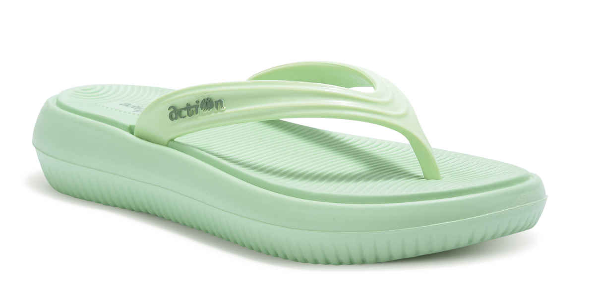 Action Eva Flotter Womens Eva Slippers | Uk | 5 | Spring Green