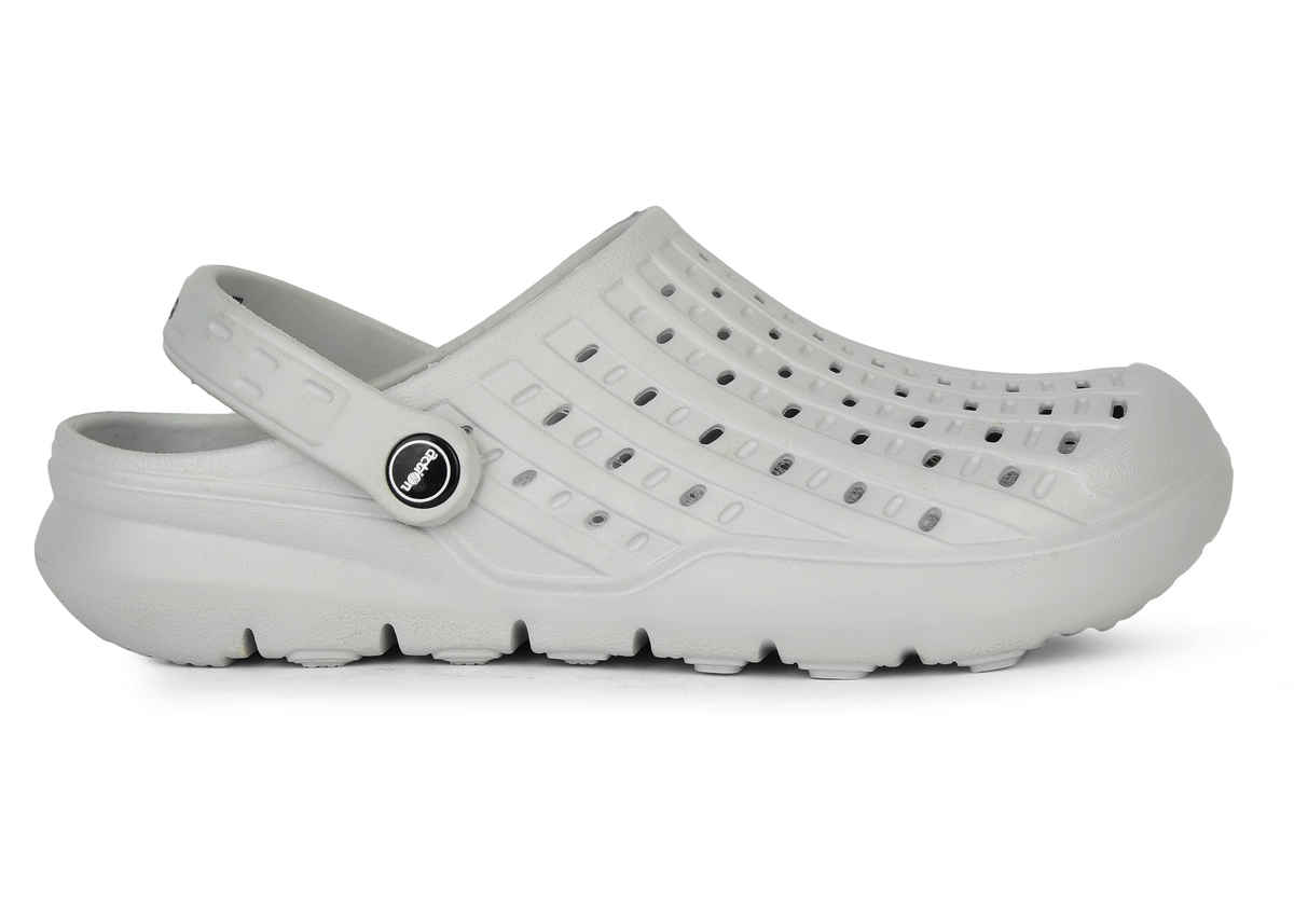 Action Clogs For Men | Ontc-134 Light Grey - UK-8