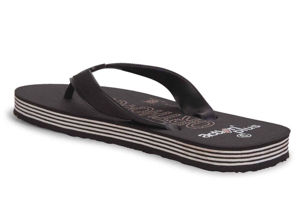 Action Slipper For Women | Aptw-112 Black - UK-5