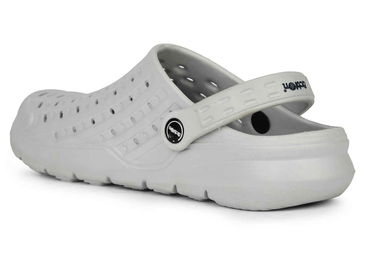 Action Clogs For Men | Ontc-134 Light Grey - UK-8