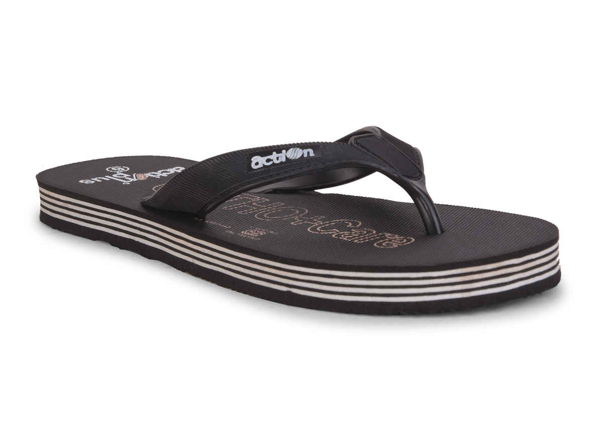 Action Slipper For Women | Aptw-112 Black - UK-5
