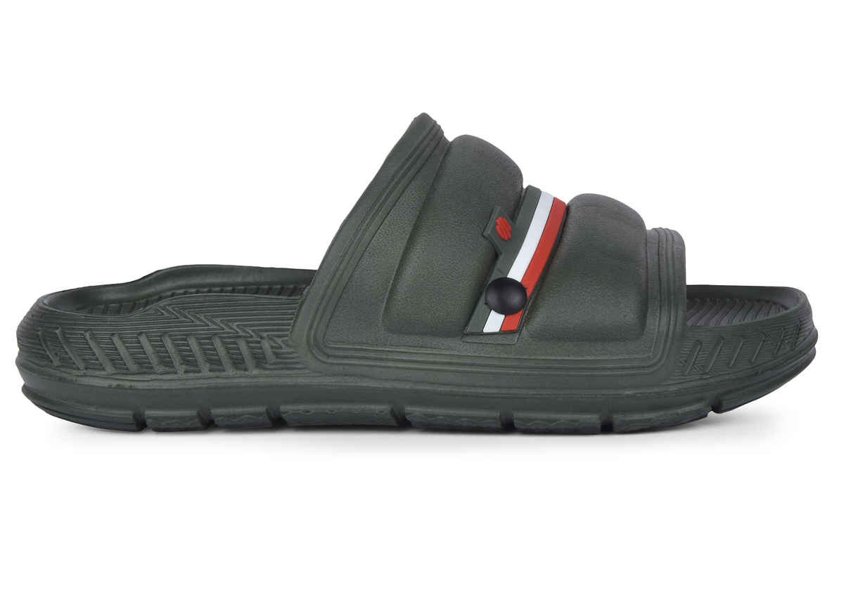 Action Sliders For Men | Ontm-44 Olive - UK-7