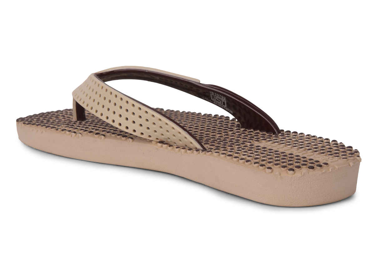 Action Slipper For Women | Nfl-29 Chiku-Brown - UK-8