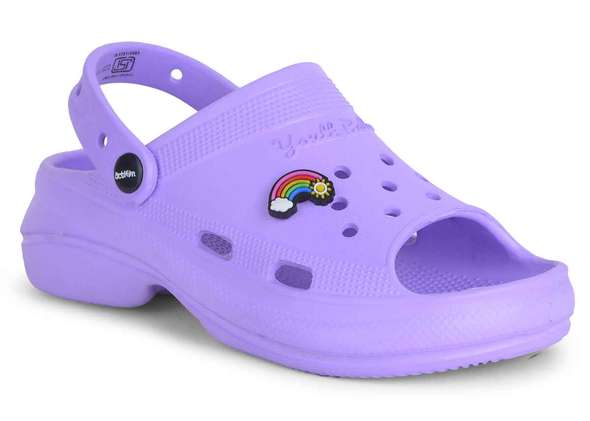 Action Girl's Ontl-22 Soft Sandals | Latest Design Sandals | Office Weal Sandals | Lavender - UK 6