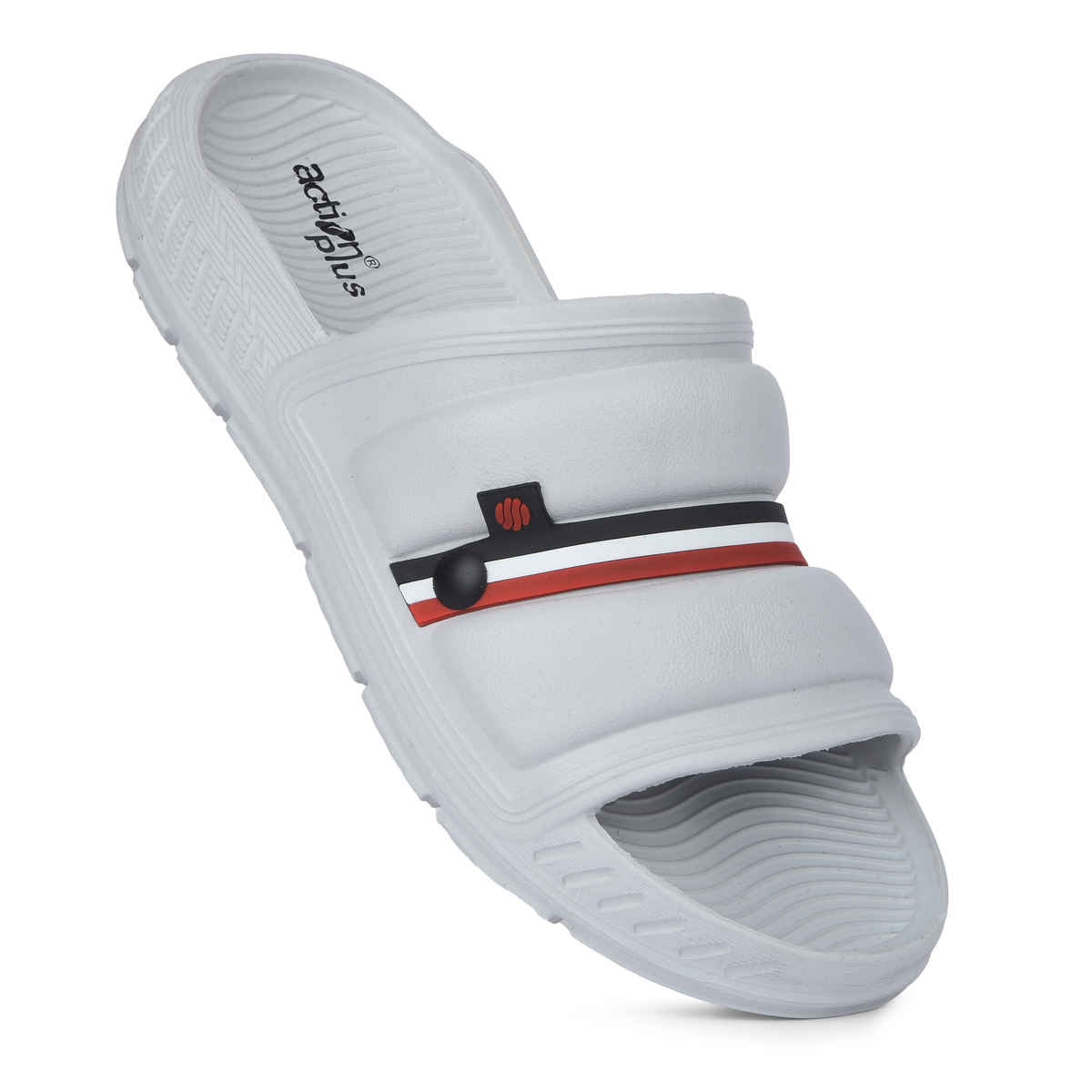 Action Sliders For Men | Ontm-44 Light Grey - UK-6