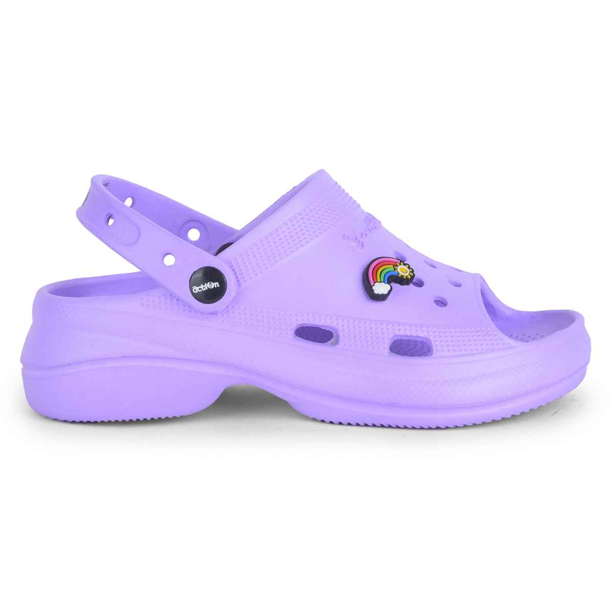 Action Girl's Ontl-22 Soft Sandals | Latest Design Sandals | Office Weal Sandals | Lavender - UK 5