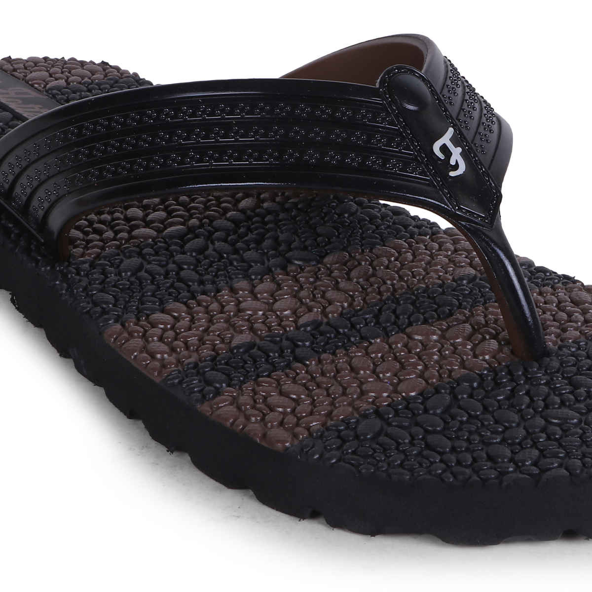 Action Slipper For Men | Gfl-3807 Black-Coffee - UK-6