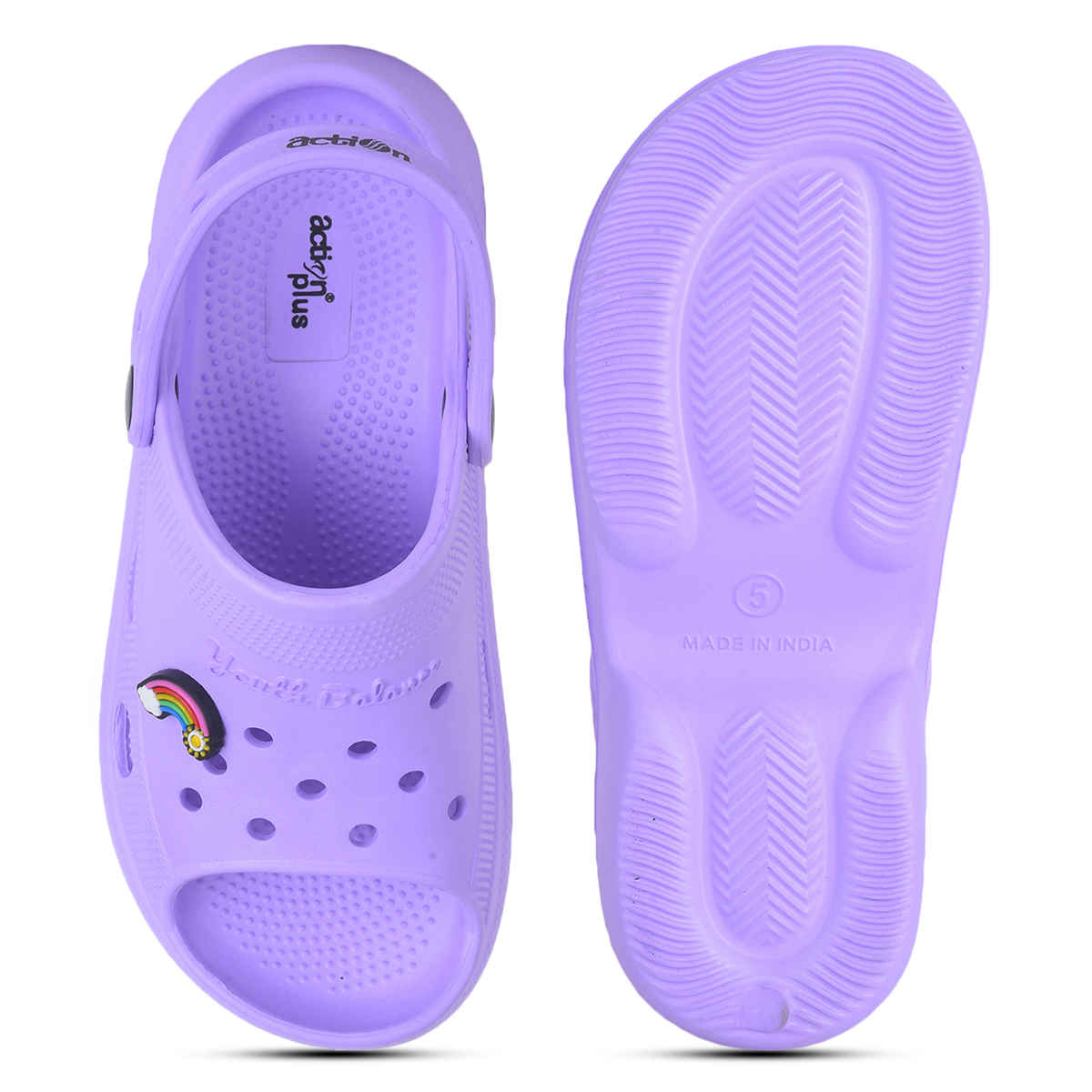 Action Girl's Ontl-22 Soft Sandals | Latest Design Sandals | Office Weal Sandals | Lavender - UK 7