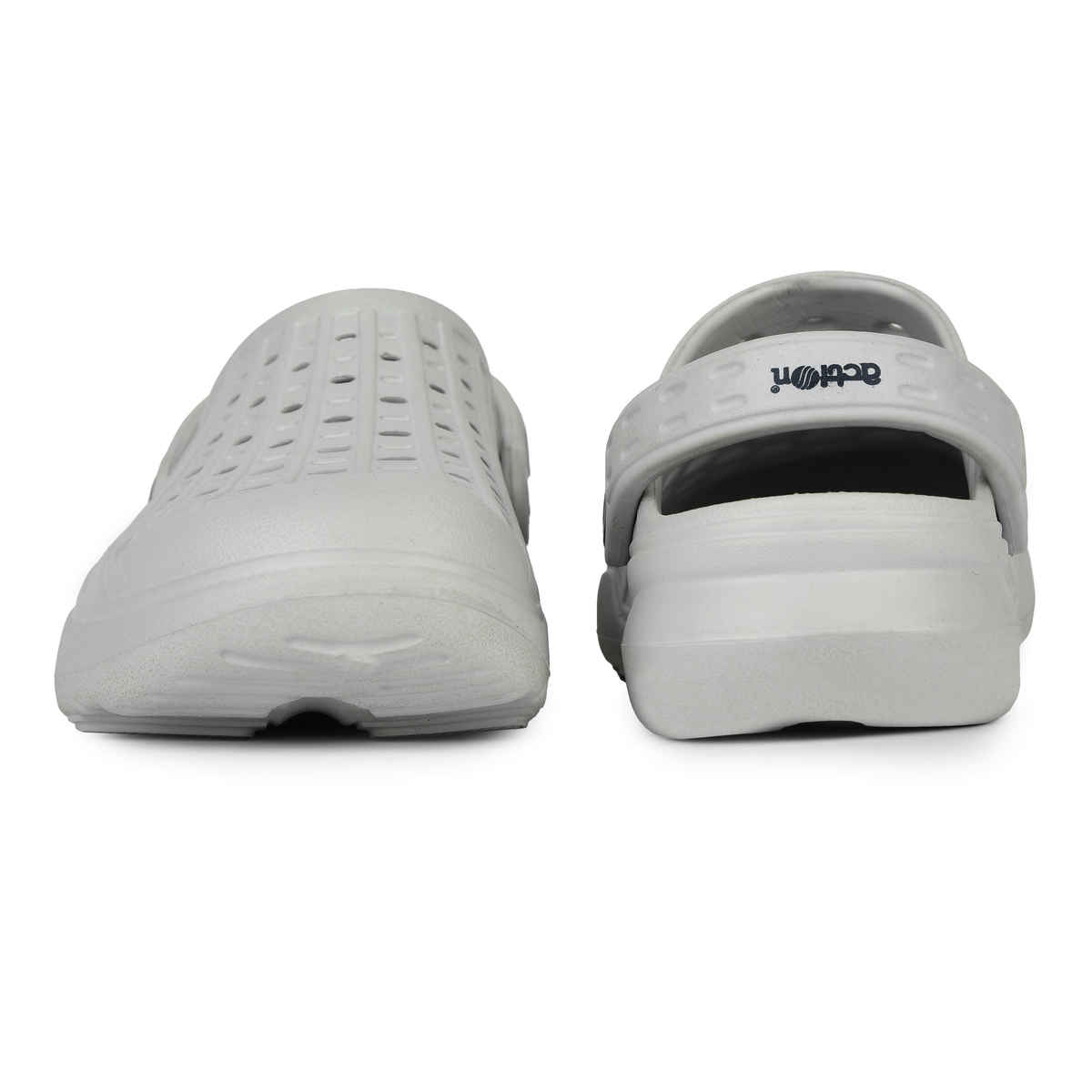 Action Clogs For Men | Ontc-134 Light Grey - UK-8