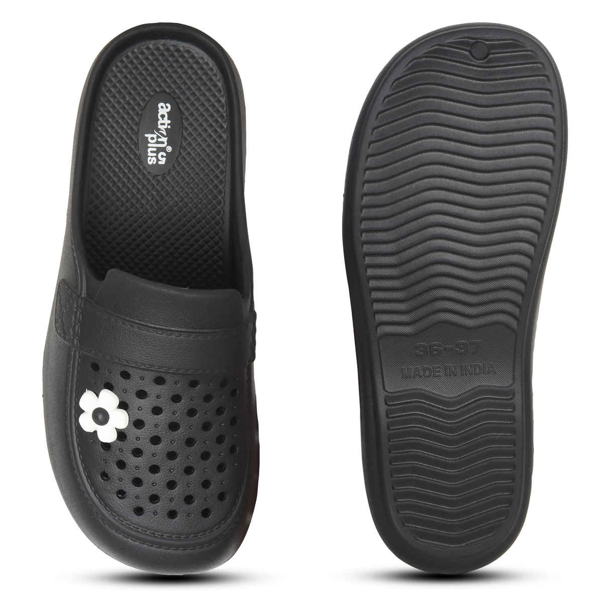 Action Women's Mules | ONTL-35 | Black - UK 4