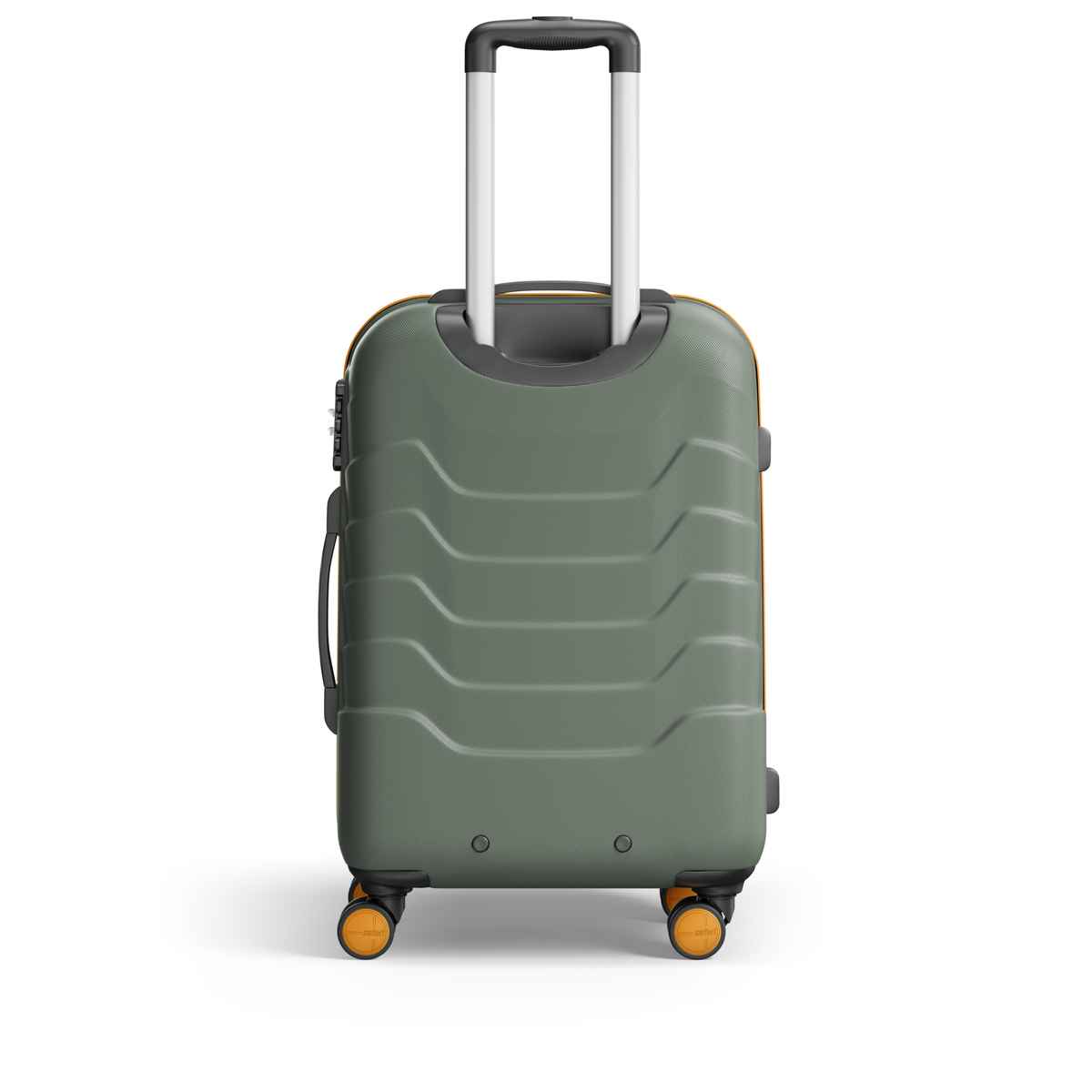 Safari Polycarbonate 66 L Telescopic Trolley Bag | Thyme Green - 56 cm, 66 cm, and 76 cm