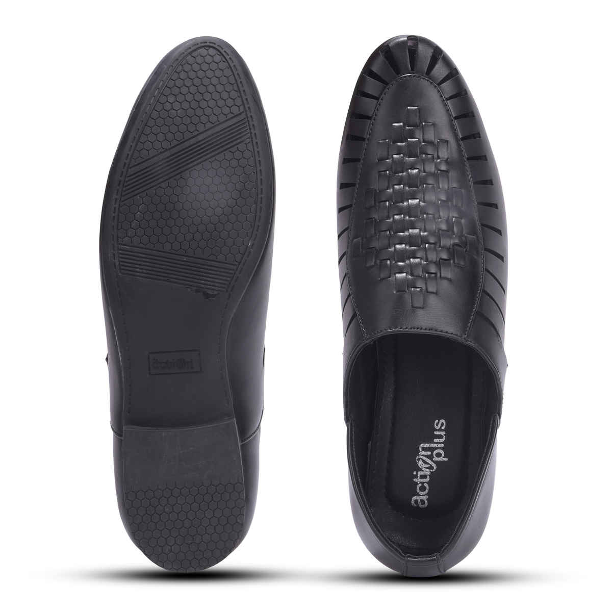 Action Mens Ethnic Sandals | LEOS-22 | Black | UK-9