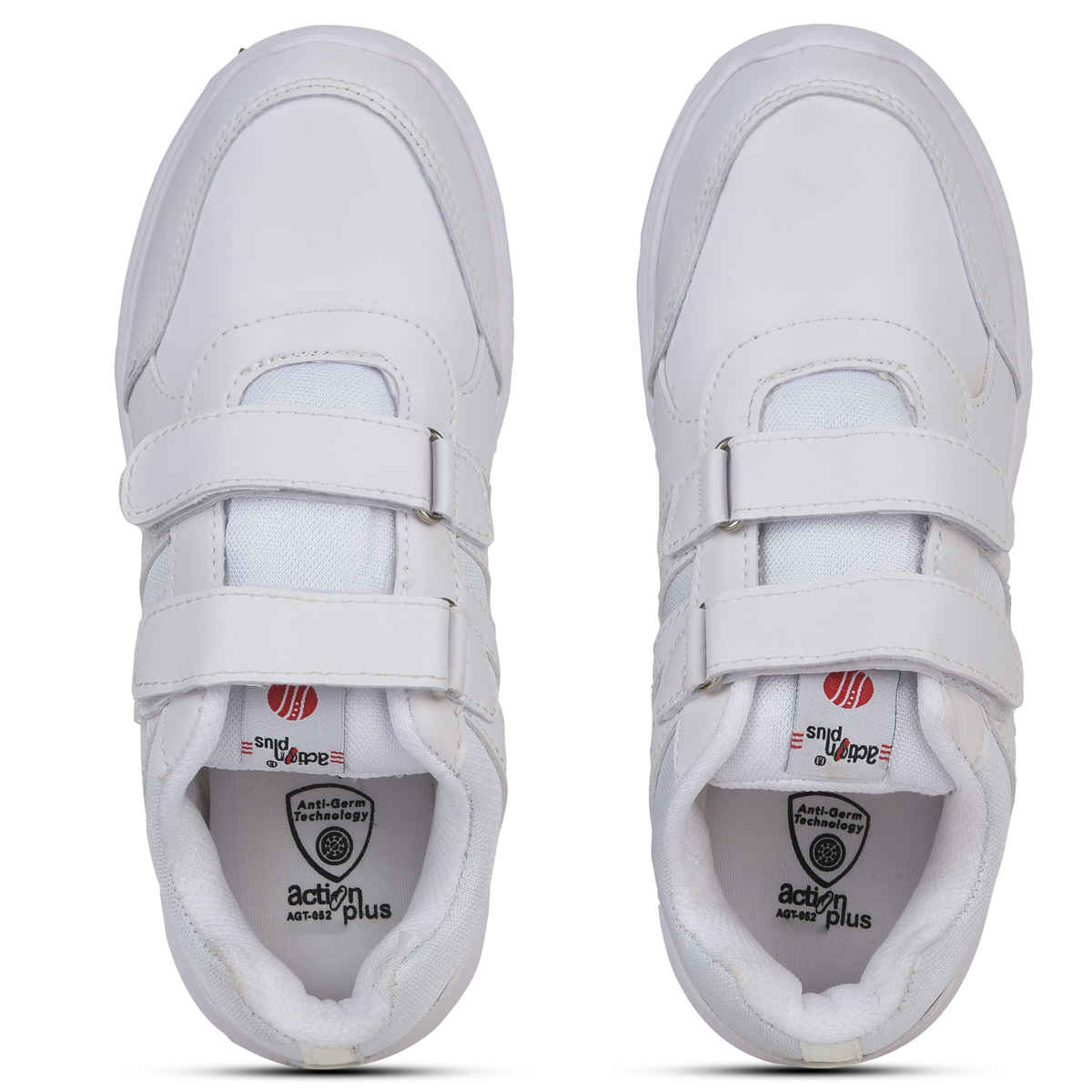 Action Kids School Shoes | AGT-52 | White - UK 8