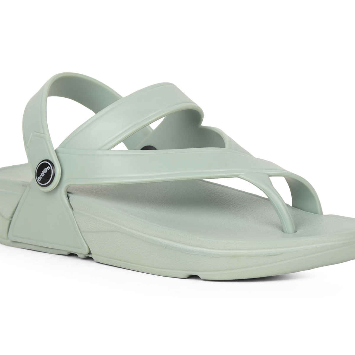 Action Women's Aptw-33 Backstrap Sandals | Office Wear | Comtable Sandals | Spring Green - UK 8