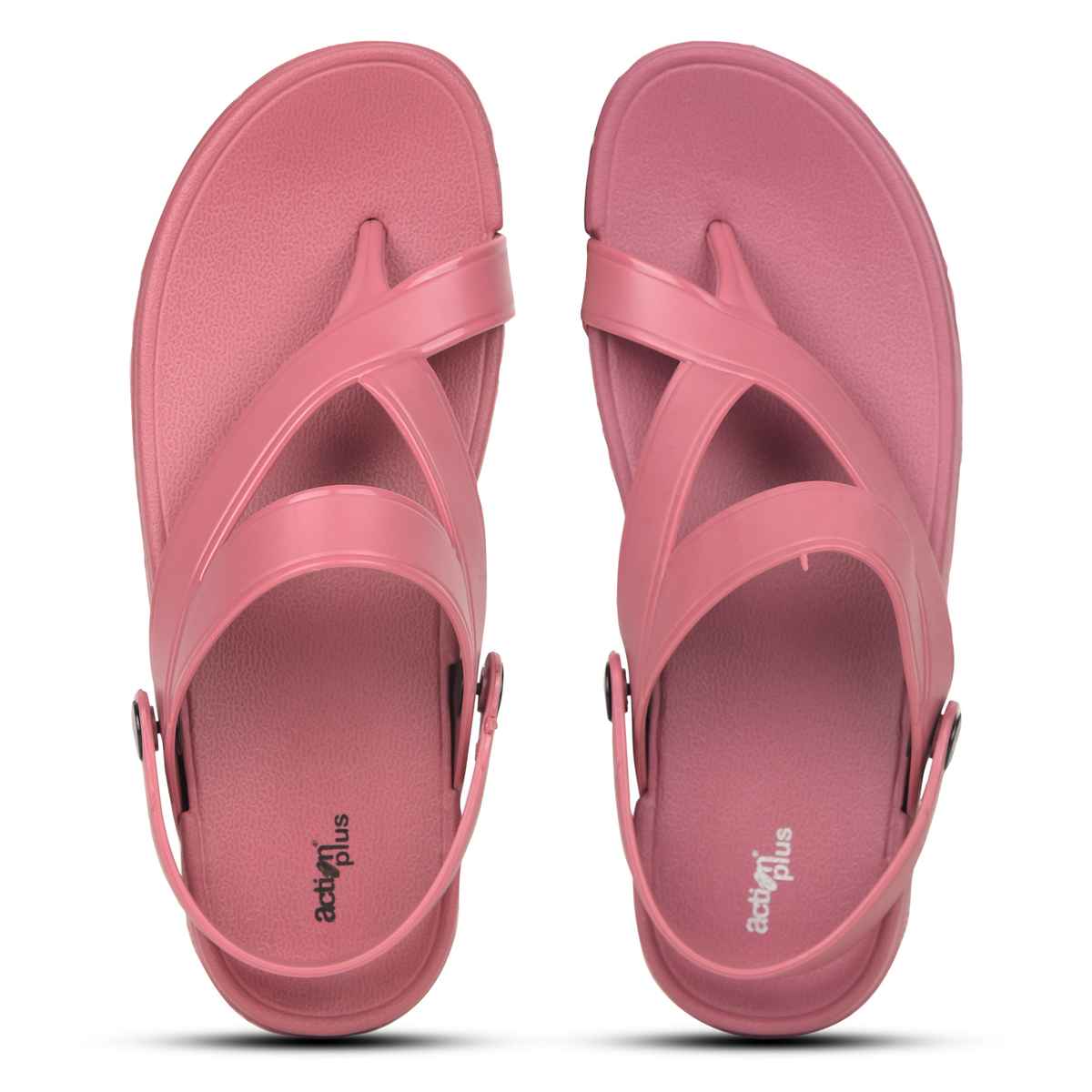 Action Women's Aptw-33 Backstrap Sandals | Office Wear | Comtable Sandals | Onion Pink - UK 7