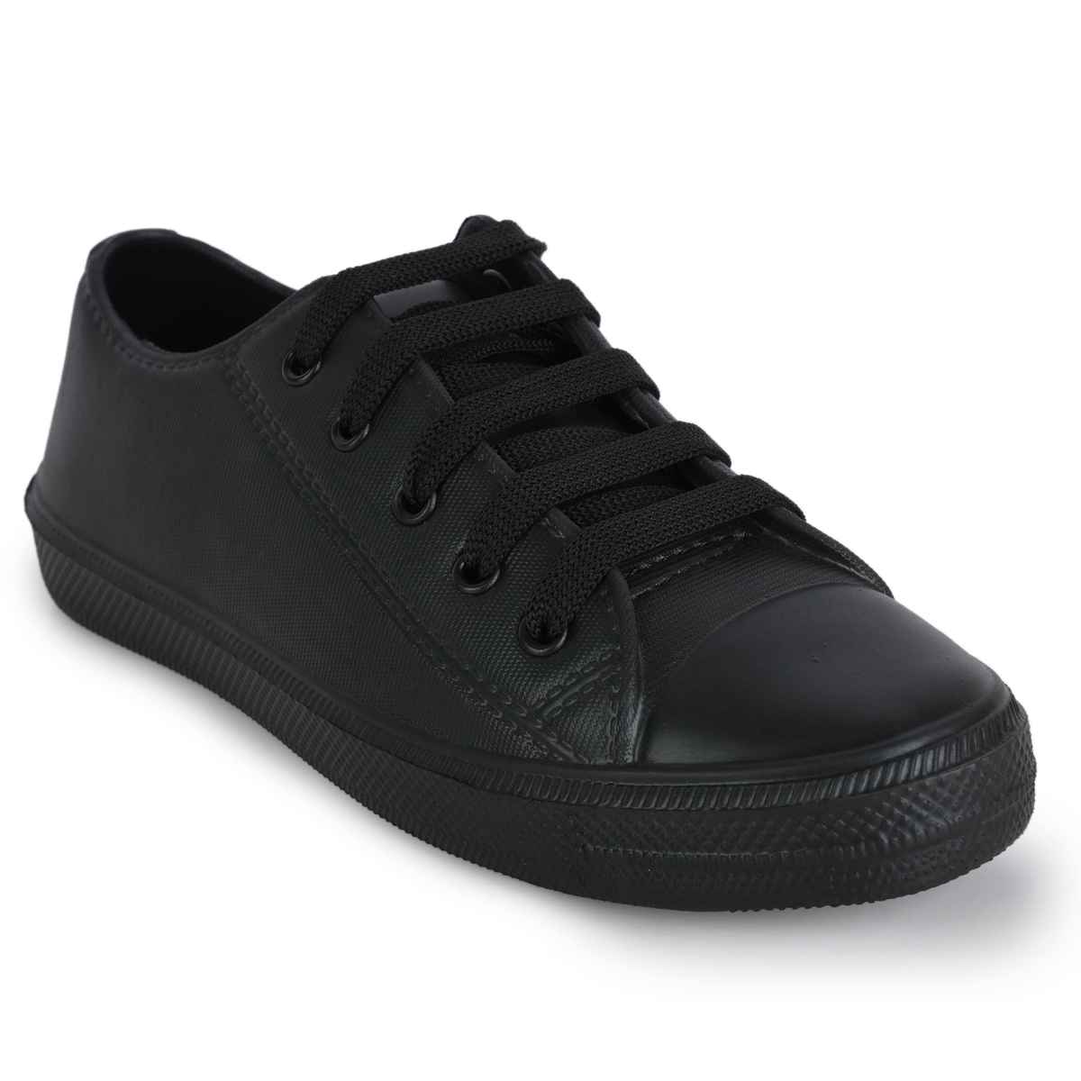 Action Kids School Shoes | AN-05 | Black - UK 1