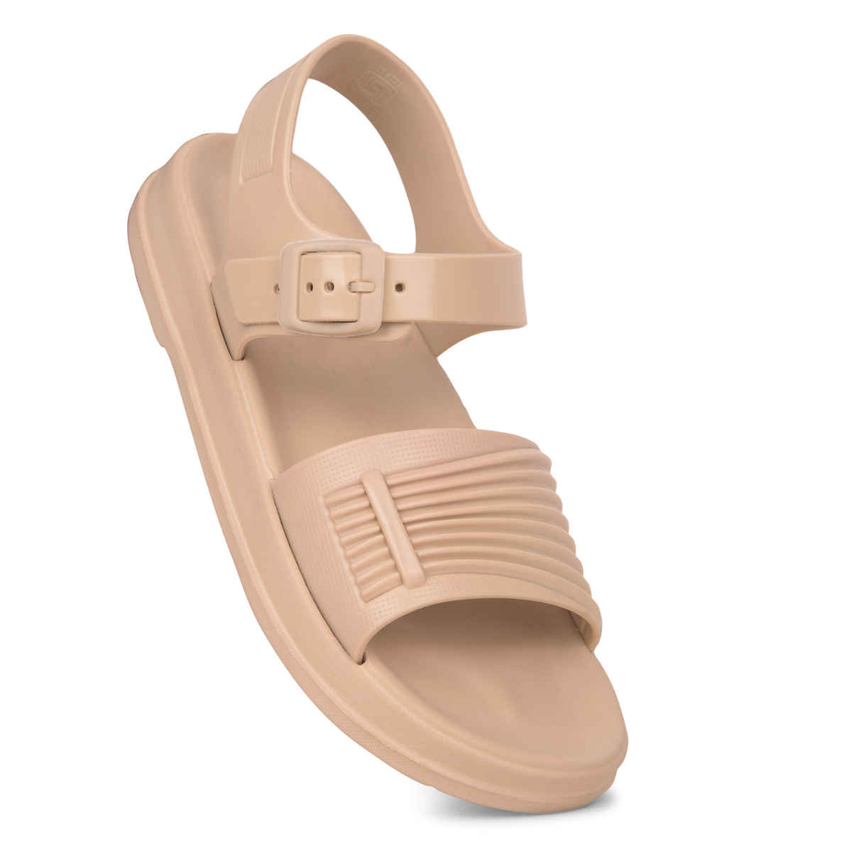 Action Girl's Ontl-43 Soft Sandals | Latest Design Sandals | Office Weal Sandals | Beige - UK 7