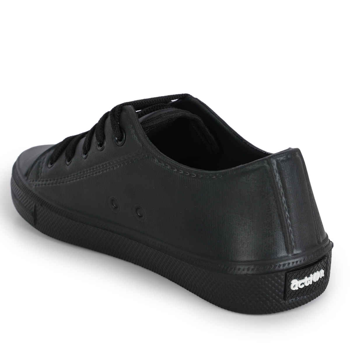Action Kids School Shoes | AN-05 | Black - UK 7