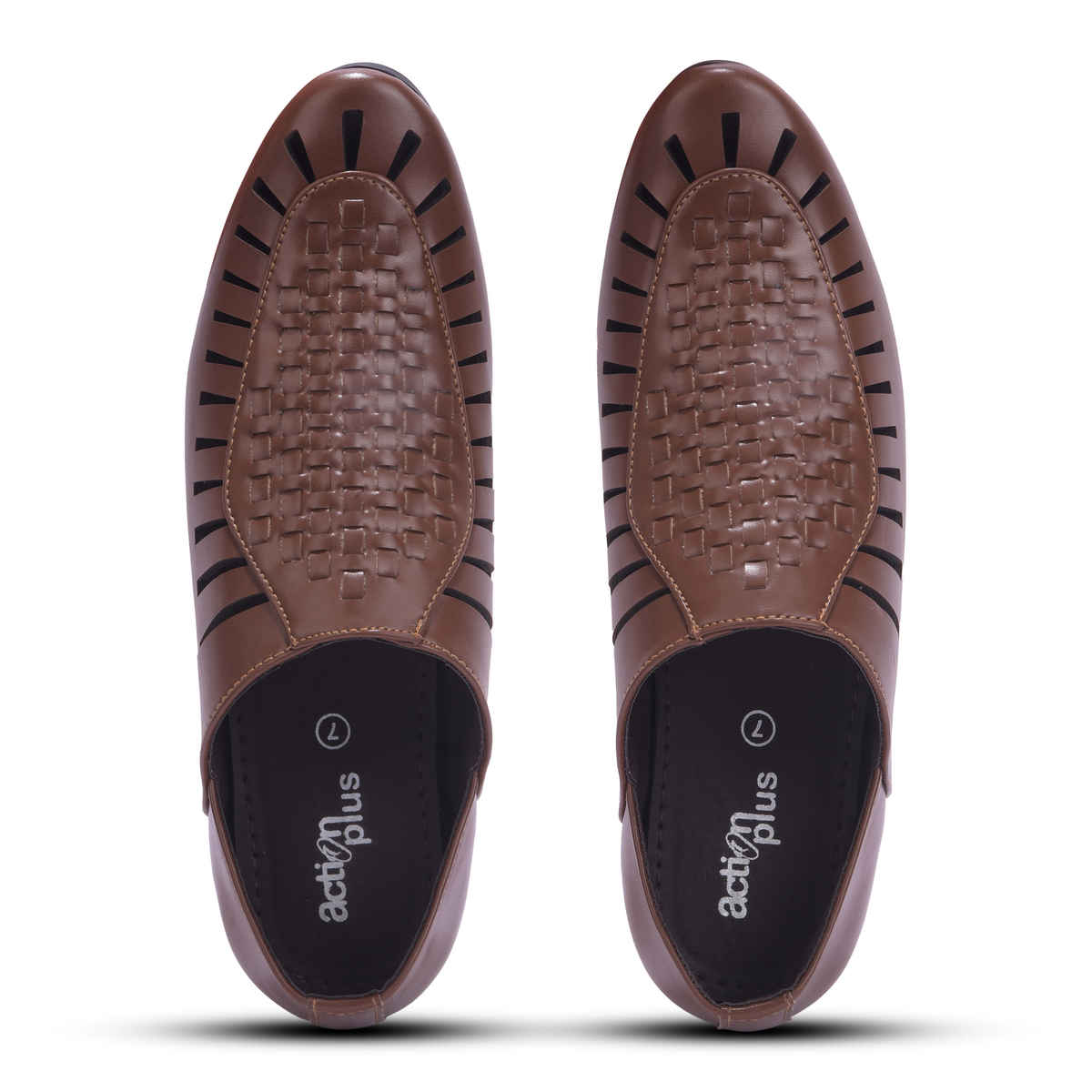 Action Mens Ethnic Sandals | LEOS-22 | Tan | UK-6