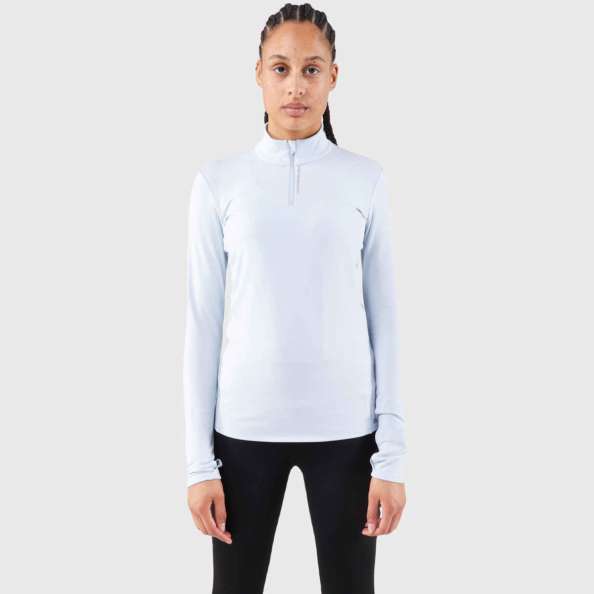 Decathlon | Kalenji WoMen's Running Full Sleeve Thumb-Hole T-Shirts - White - XL