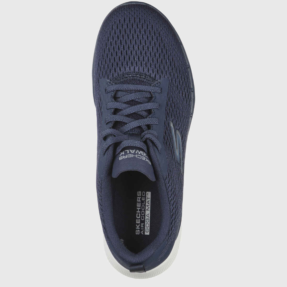 Skechers Womens Go Walk 6 - Bold Vision Walking Shoe Navy and White Size (UK 5)