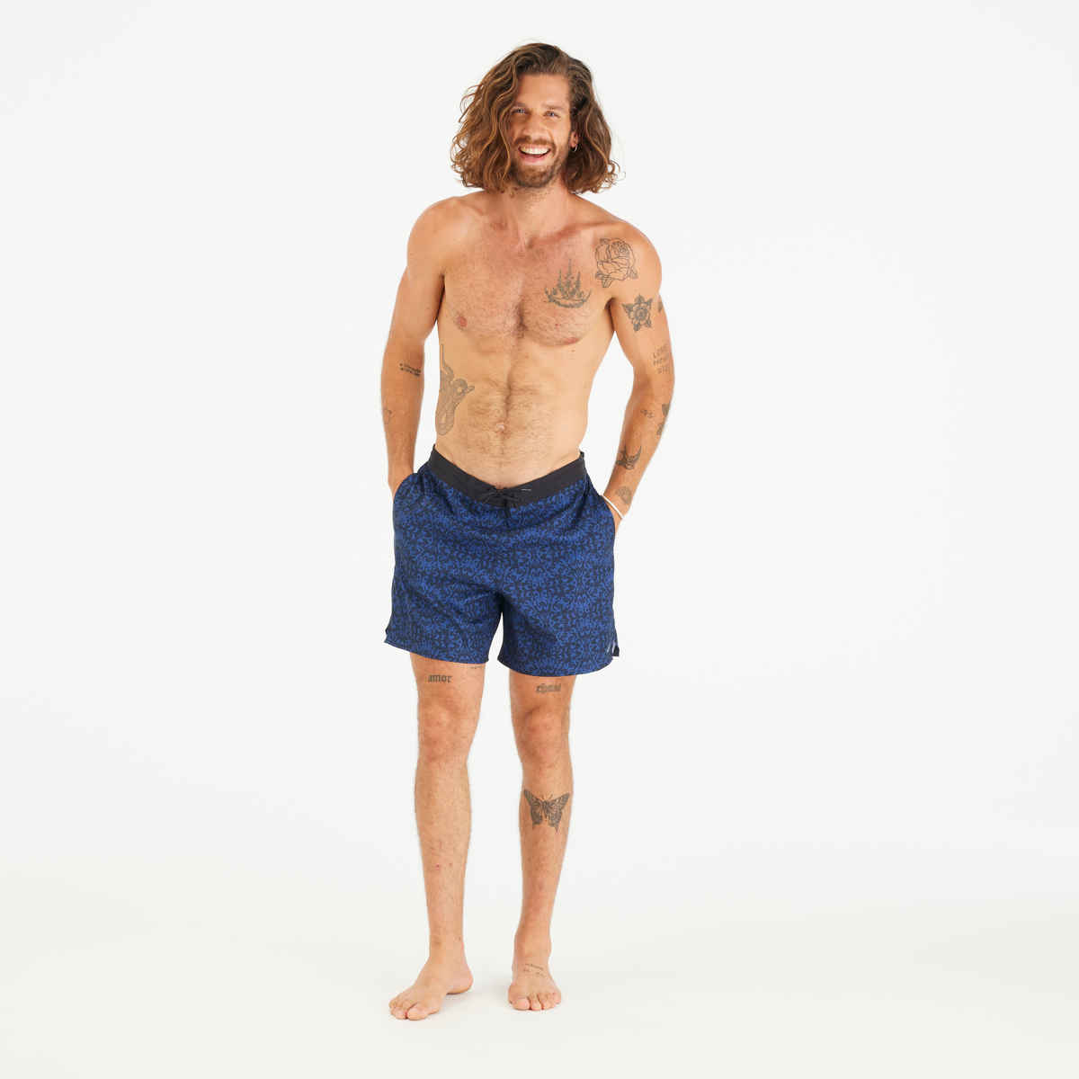 Decathlon Men's Swim Shorts | Dark Blue - 2XL