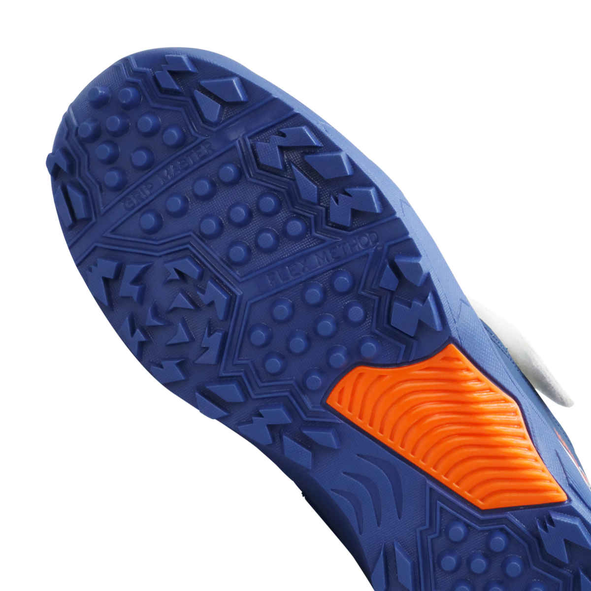 Nivia Men's Yorker 2.0 Cricket Shoes | Navy and Orange - UK 6