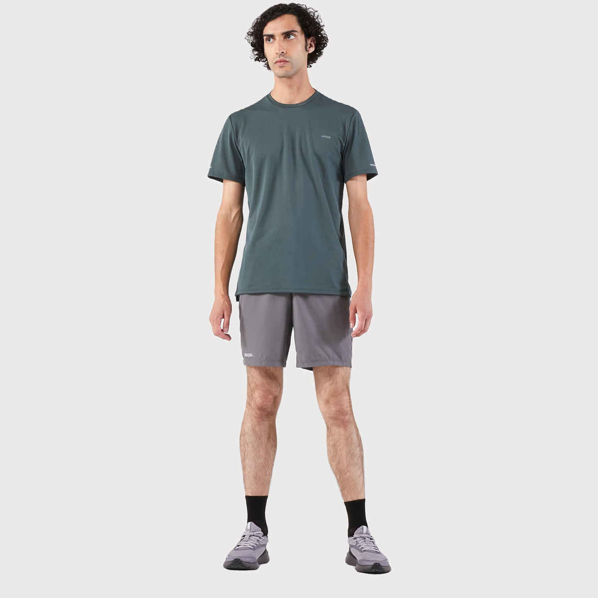 Decathlon Kalenji Men Running Shorts | Grey | S