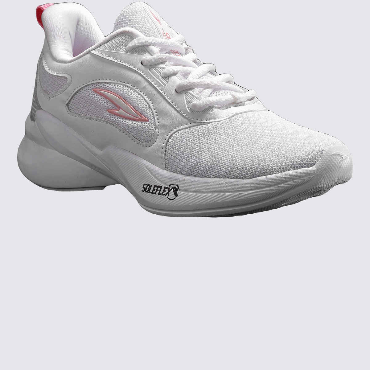 Asian Firefly-04 Women White Pink Sports Shoes (Size-8)