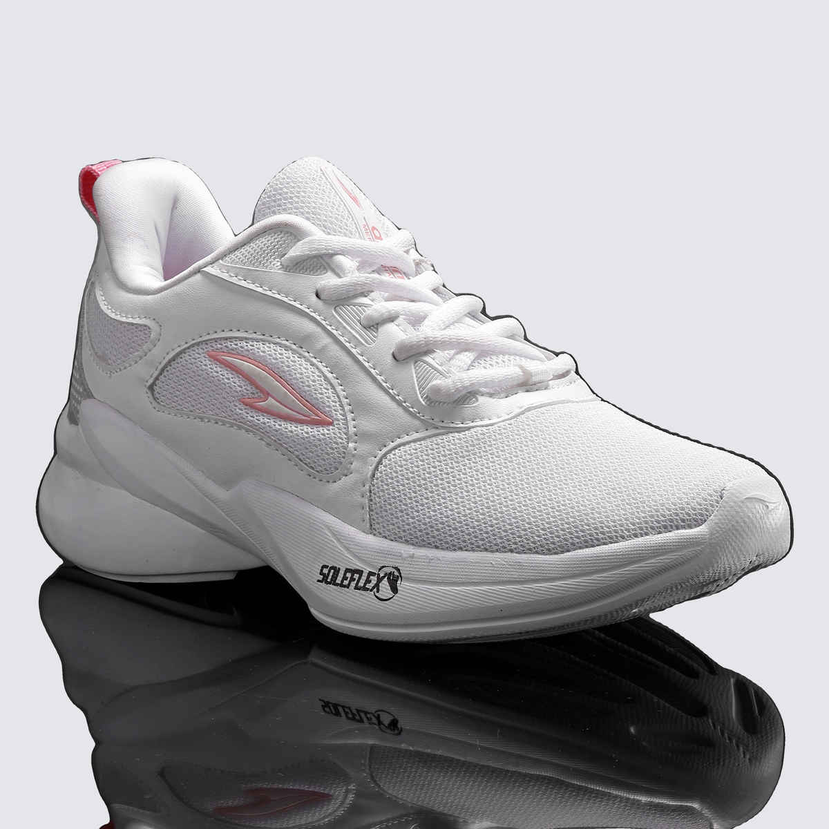 Asian Firefly-04 Women White Pink Sports Shoes | Size-5