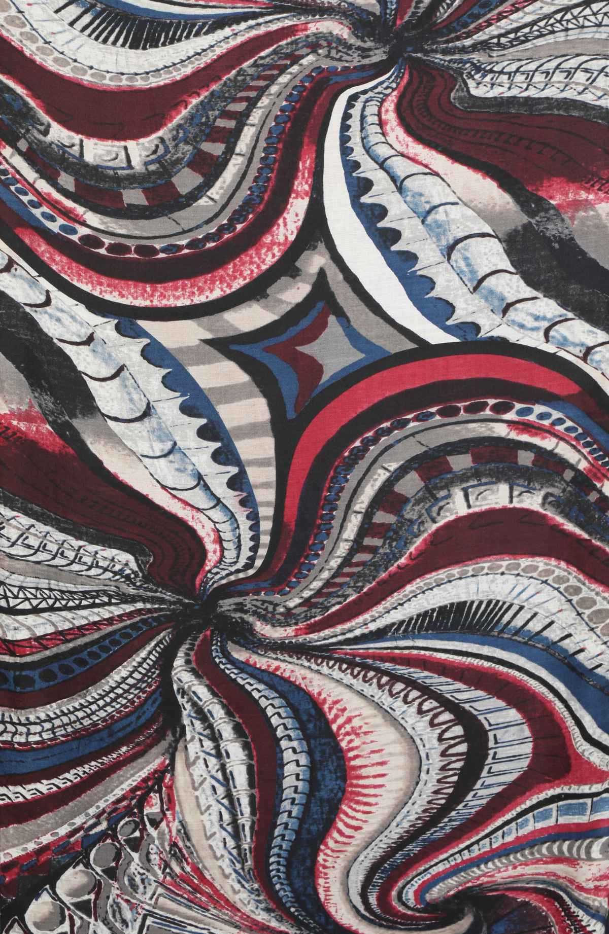 Fabseasons Women's Printed Cotton Scarf | Multicolour - One Size