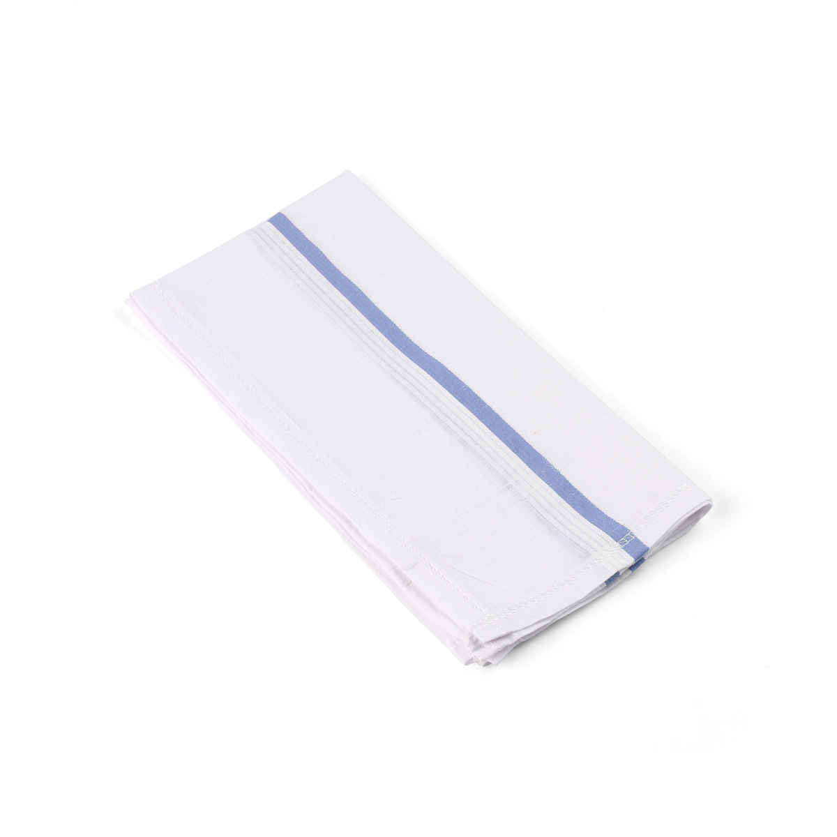 Royal Son Men's Premium Cotton Casual Handkerchief Hanky - HNYK - WT - CLR - 6P