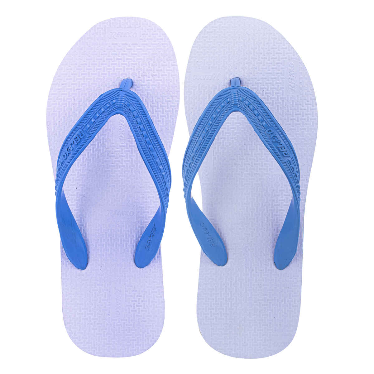 Relaxo Hawai Flip Flop Cushion 21 White For Men | UK - 10